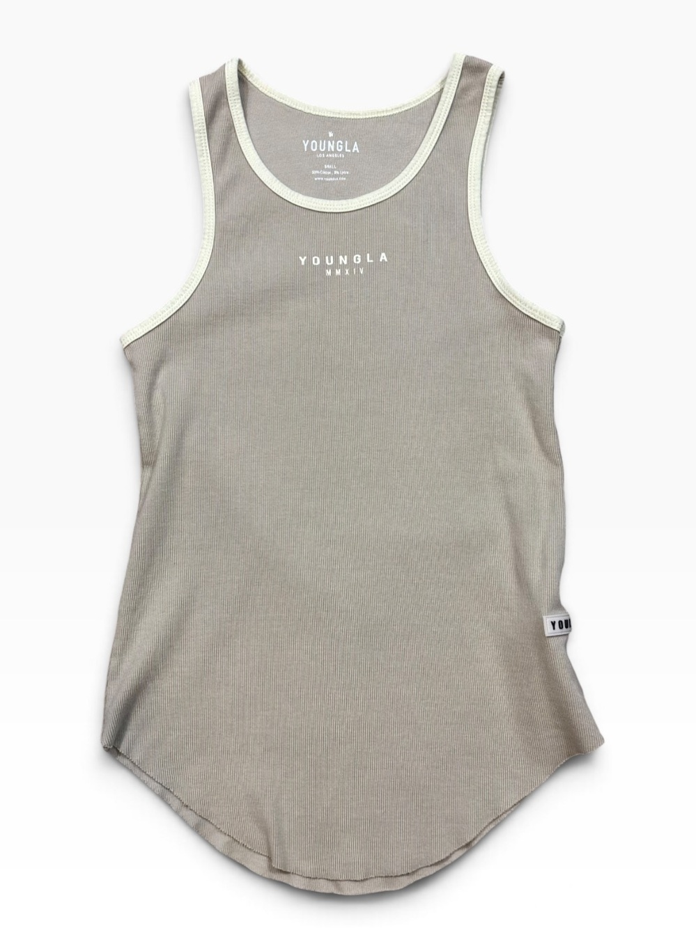 Ladies Young LA 313 Ribbed Tank Top Size Small
